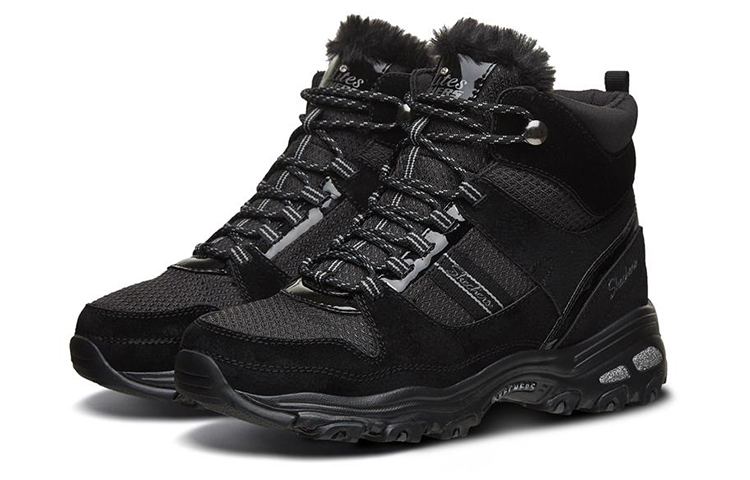(W) Skechers D'Lites 1.0 'Black Snow Boot' 圖 3
