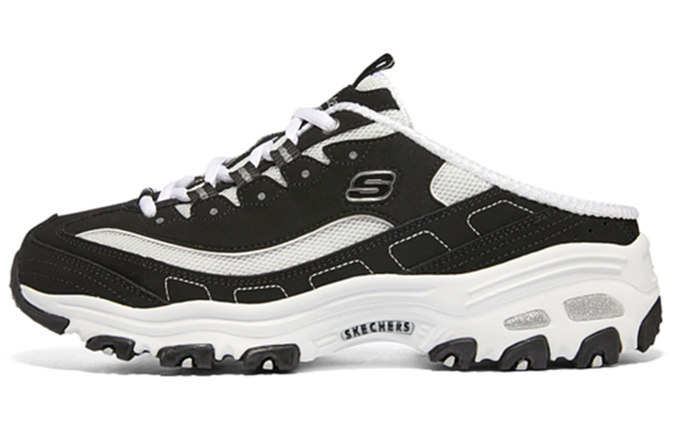 (W) Skechers D'Lites 1.0 'Black White'