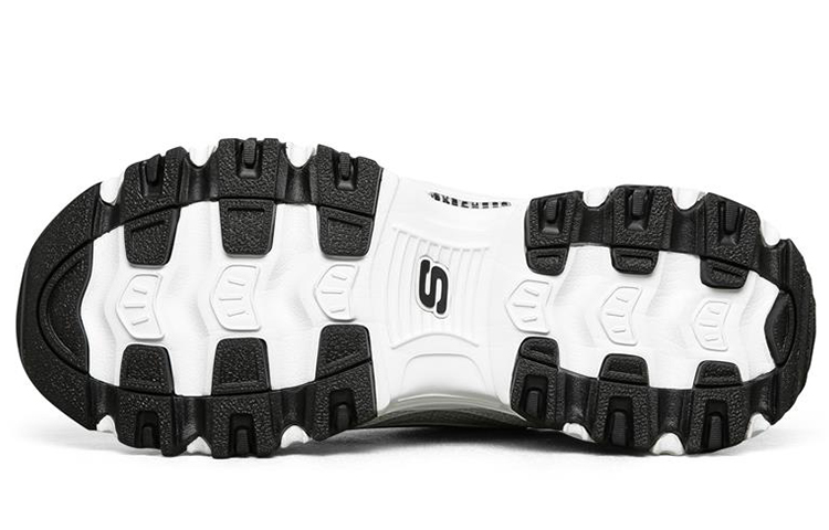 Purchase (Women) Skechers D'Lites 1.0 'Black White' 88888009-BKW