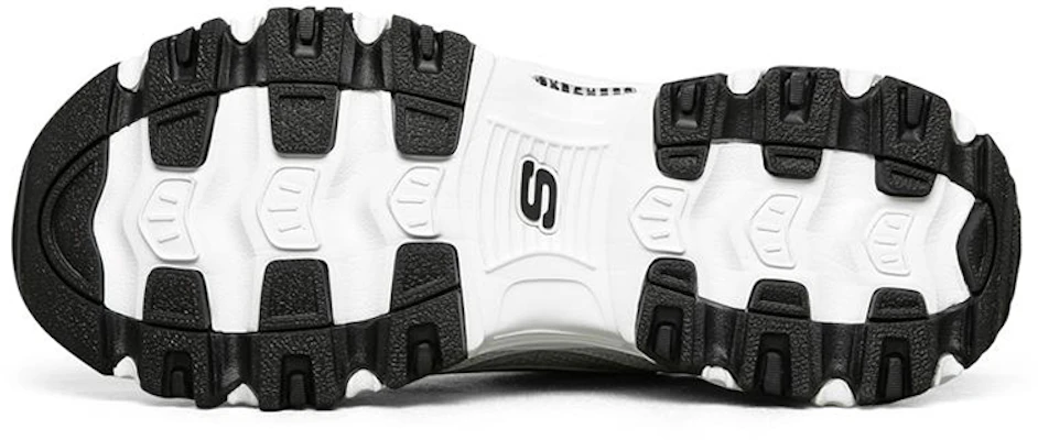 (Women) Skechers D'Lites 1.0 'Black White' 88888009-BKW Purchase (Women) Skechers D'Lites 1.0 'Black White' 88888009-BKW
