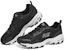 (W) Skechers D'Lites 1.0 Kasut Dad Rendah Hitam/Putih 896027-BKW