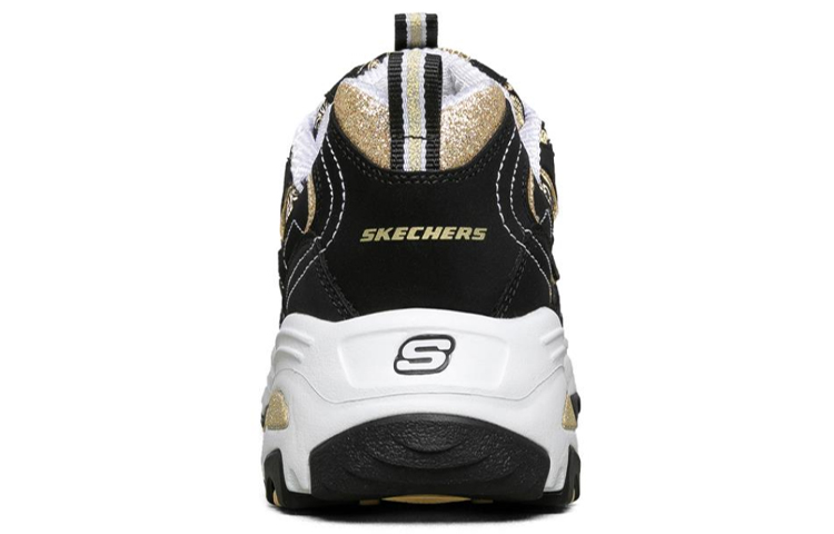 (W) Skechers D lites 1.0 Black/White/Golden 圖 4