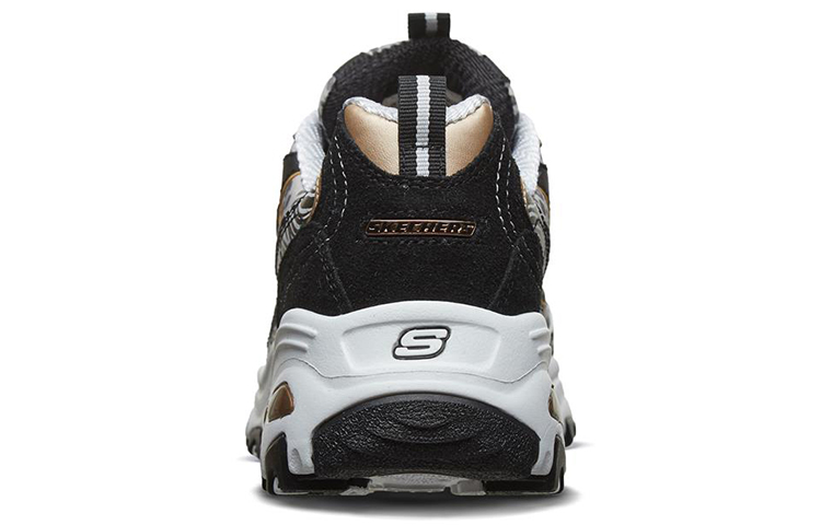 (W) Skechers D'lites 1.0 'Black White Gold' 圖 4