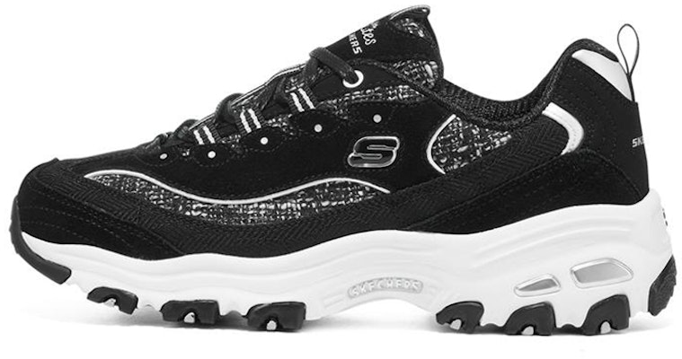 (Women) Skechers D'Lites 1.0 'Black White' 149911-BKW Buy (Women) Skechers D'Lites 1.0 'Black White' 149911-BKW