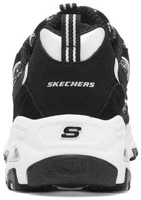 (Women) Skechers D'Lites 1.0 'Black White' 149911-BKW Shop (Women) Skechers D'Lites 1.0 'Black White' 149911-BKW