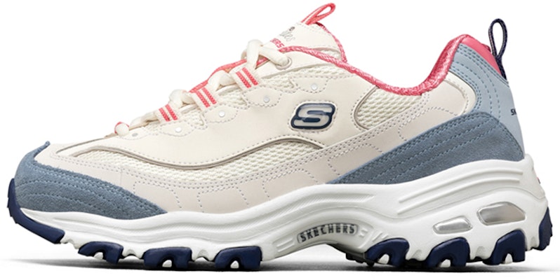 (Women) Skechers D'Lites 1.0 low running Shoes Blue 13167-NTBL Buy (Women) Skechers D'Lites 1.0 low running Shoes Blue 13167-NTBL