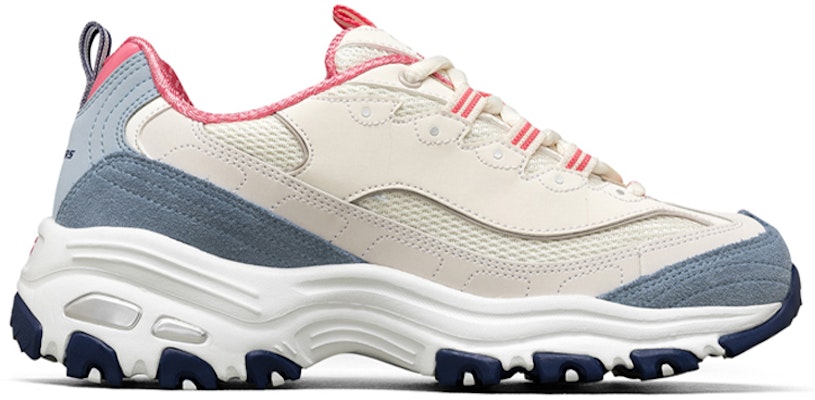 (Women) Skechers D'Lites 1.0 low running Shoes Blue 13167-NTBL Order (Women) Skechers D'Lites 1.0 low running Shoes Blue 13167-NTBL