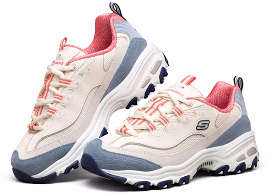 (Women) Skechers D'Lites 1.0 low running Shoes Blue 13167-NTBL Lookbook (Women) Skechers D'Lites 1.0 low running Shoes Blue 13167-NTBL