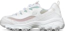 Buy (Women) Skechers D'Lites 1.0 Low-Top Running Shoes White/Multi 149253-WMLT