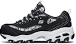 Buy (W) Skechers D'Lites 1.0 ランニングシューズ レディース ブラック/ホワイト 99999825-BLK