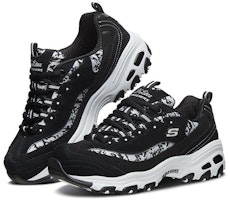 (W) Skechers D'Lites 1.0 Sepatu Lari Hitam/Putih 99999825-BLK Lookbook (W) Skechers D'Lites 1.0 Sepatu Lari Hitam/Putih 99999825-BLK