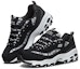 Lookbook (W) Skechers D'Lites 1.0 ランニングシューズ レディース ブラック/ホワイト 99999825-BLK