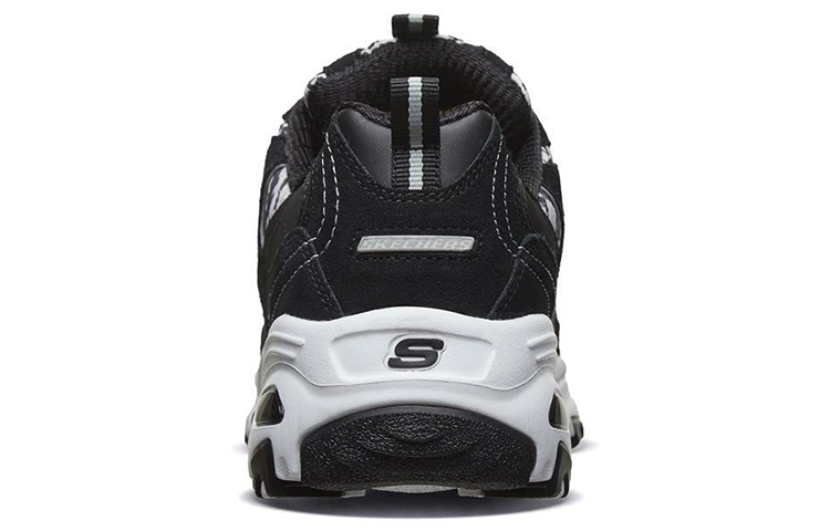 Shop (W) Skechers D'Lites 1.0 ランニングシューズ レディース ブラック/ホワイト 99999825-BLK