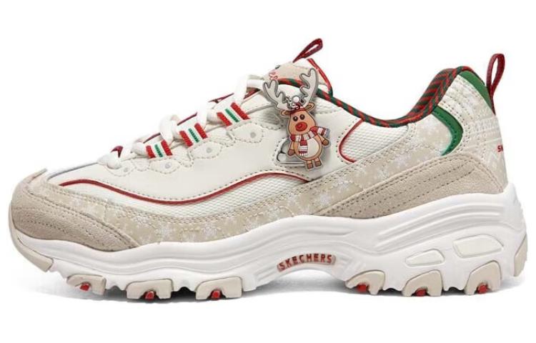 (Women) Skechers D'Lites 1.0 'Christmas Edition - Natural Multicolor' 150037-NTMT