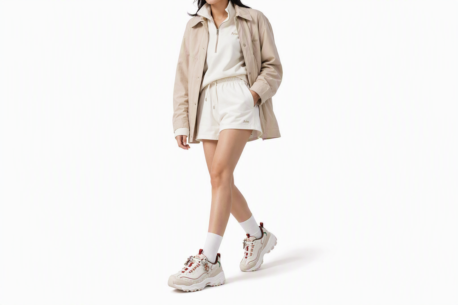 Order (W) Skechers D'Lites 1.0 '圣诞限定 - 自然多色' 150037-NTMT