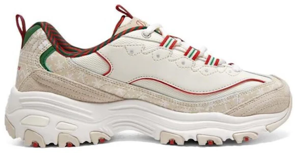Lookbook (Women) Skechers D'Lites 1.0 'Christmas Edition - Natural Multicolor' 150037-NTMT