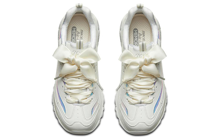 Lookbook (W) Skechers D Lites 1.0 Blanco 66666178-OFWT