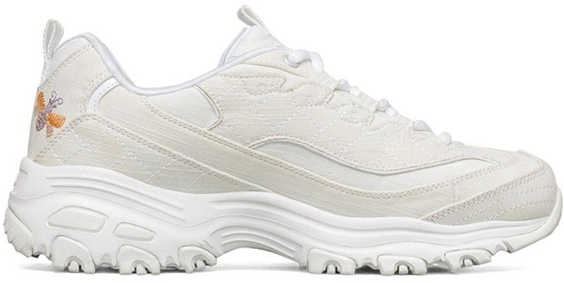 (Women) Skechers D'Lites 1.0 Low Running Shoes White 149465-WHT Order (Women) Skechers D'Lites 1.0 Low Running Shoes White 149465-WHT