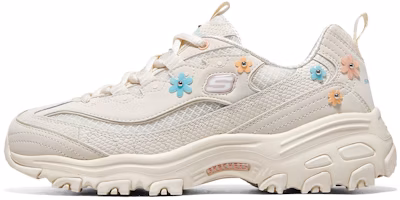 (Women) Skechers D'LITES 1.0 'Cream Blue' 896188-OFPK (Women) Skechers D'LITES 1.0 'Cream Blue' 896188-OFPK