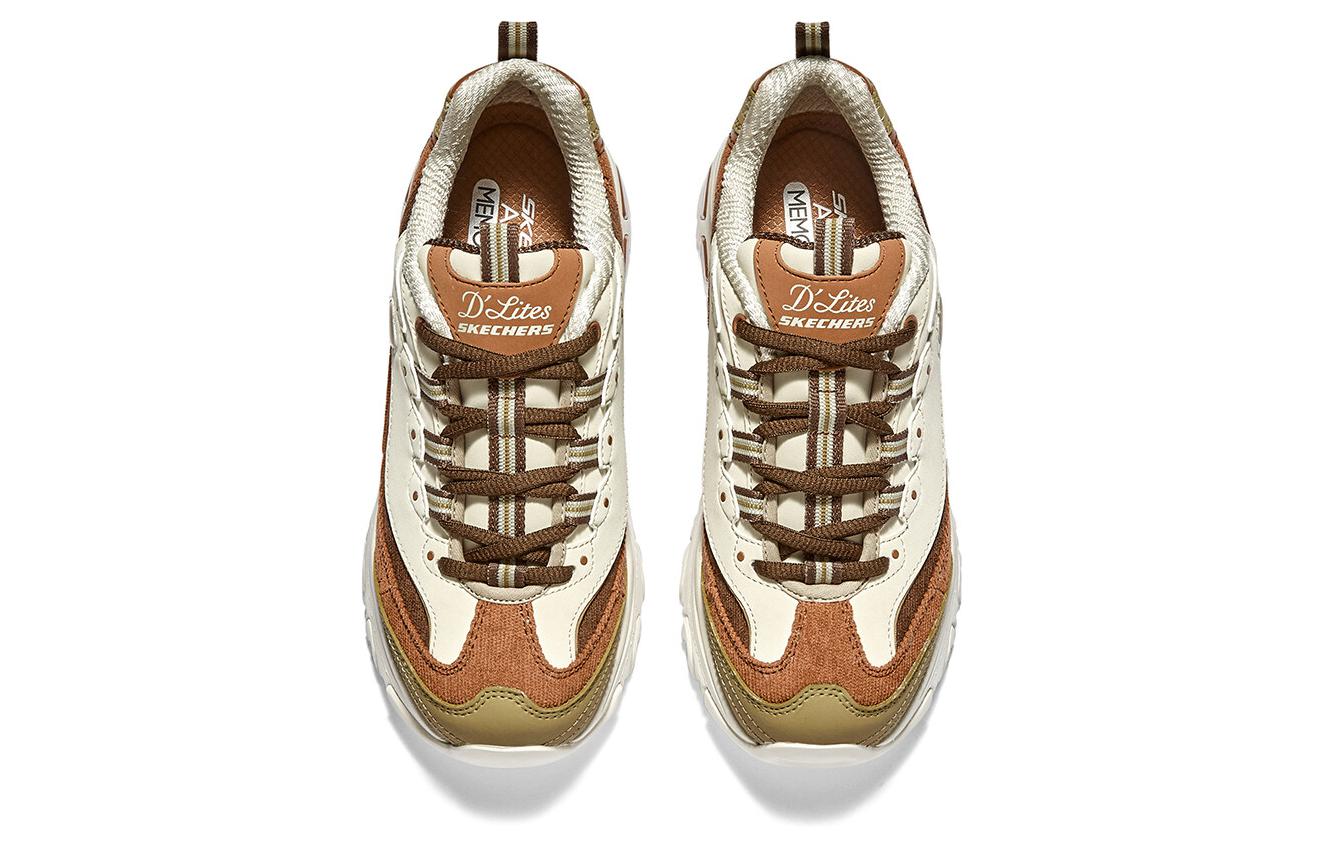 Lookbook (W) Skechers D'Lites 1.0 'Crema Marrón Naranja' 149906-TPNT