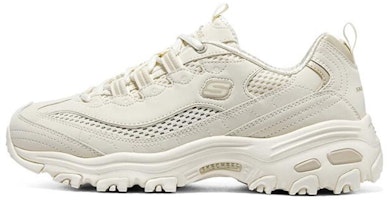 (Women) Skechers D'LITES 1.0 'Cream White' 896193-OFWT (Women) Skechers D'LITES 1.0 'Cream White' 896193-OFWT