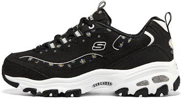 (Women) Skechers D'lites 1.0 Sneakers 'Black' 896180-BKW (Women) Skechers D'lites 1.0 Sneakers 'Black' 896180-BKW