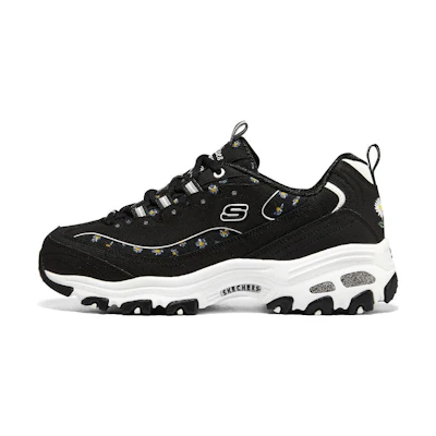 (W) Skechers D'lites 1.0 Sneakers 'Black'