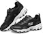 (W) Skechers D Lites 1.0 Kasut Daddy Rendah Hitam/Putih 896002-BKW
