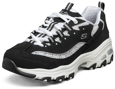 (W) 스케쳐스 딜라이트 1.0 블랙/화이트 패션 러닝화 149250-BKW Lookbook (W) 스케쳐스 딜라이트 1.0 블랙/화이트 패션 러닝화 149250-BKW