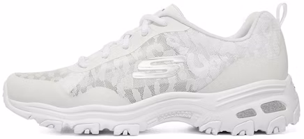 (Women) Skechers D Lites 1.0 Low-Top Sneakers 'Cream White' 896027-WHT (Women) Skechers D Lites 1.0 Low-Top Sneakers 'Cream White' 896027-WHT
