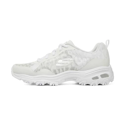 (W) Skechers D Lites 1.0 Low-Top Sneakers 'Cream White'