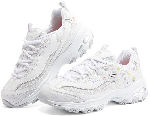 (W) スケッチャーズ D'Lites 1.0 白 (Sukecchaazu D'Lites 1.0 Shiro) 896155-WHT Lookbook (W) スケッチャーズ D'Lites 1.0 白 (Sukecchaazu D'Lites 1.0 Shiro) 896155-WHT