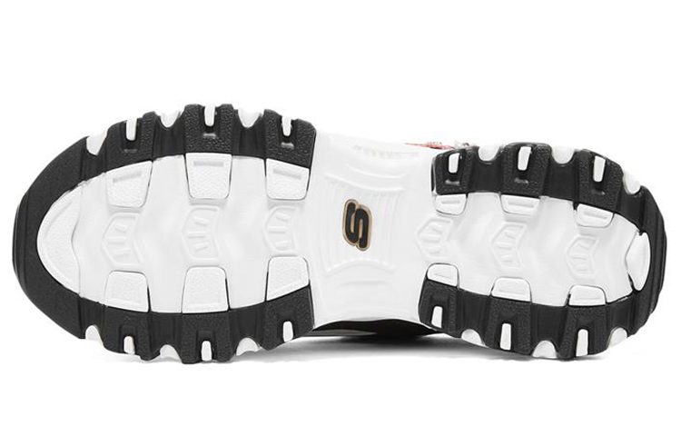 Purchase Skechers D'LITES 1.0 花卉 耐磨低筒運動休閒鞋 女款 黑彩色