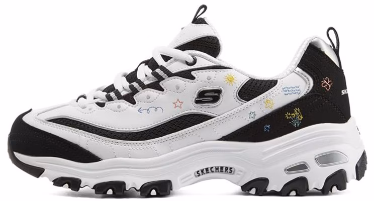 women-skechers-d-lites-1-0-floral-heart-bear-896155-wbk