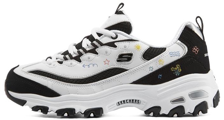 (W) Skechers D'Lites 1.0 'Putih Hitam' 896155-WBK Buy (W) Skechers D'Lites 1.0 'Putih Hitam' 896155-WBK