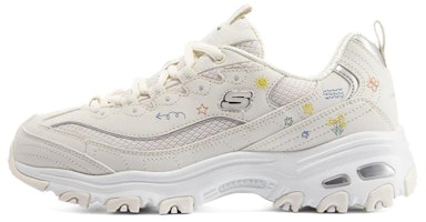 (Women) Skechers D'Lites 1.0 'White' 896155-OFWT (Women) Skechers D'Lites 1.0 'White' 896155-OFWT