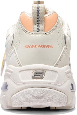 (Women) Skechers D'Lites 1.0 Shoes 'Beige White Yellow' 896187-OFPK Purchase (Women) Skechers D'Lites 1.0 Shoes 'Beige White Yellow' 896187-OFPK
