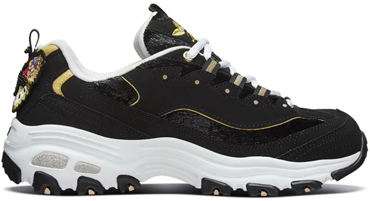 (Women) Skechers D'lites 1.0 Running Shoes Black 13170-BKGD Order (Women) Skechers D'lites 1.0 Running Shoes Black 13170-BKGD
