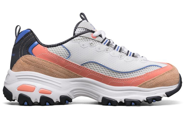 Order (W) Skechers D'Lites 1.0 Zapatillas Running Gris/Naranja 13146-WBLO