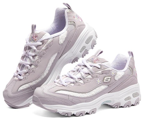 (W) Skechers D'Lites 1.0 Sepatu Fashion Lari Ungu 149466-LAV Lookbook (W) Skechers D'Lites 1.0 Sepatu Fashion Lari Ungu 149466-LAV