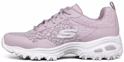 (Women) Skechers D'Lites 1.0 Fashion Low Chunky Shoes Purple 896002-LAV (Women) Skechers D'Lites 1.0 Fashion Low Chunky Shoes Purple 896002-LAV