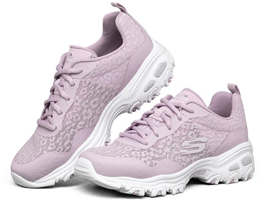 (Women) Skechers D'Lites 1.0 Fashion Low Chunky Shoes Purple 896002-LAV Lookbook (Women) Skechers D'Lites 1.0 Fashion Low Chunky Shoes Purple 896002-LAV