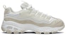 (W) Skechers D Lites 1.0 Kasut Low-Top Coklat Muda/Putih 13141-WNT