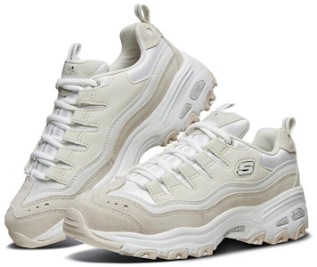(W) Skechers D Lites 1.0 Zapatillas Bajas Marrón Claro/Blanco 13141-WNT Lookbook (W) Skechers D Lites 1.0 Zapatillas Bajas Marrón Claro/Blanco 13141-WNT