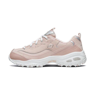 (W) Skechers D'Lites 1.0 'Light Pink'