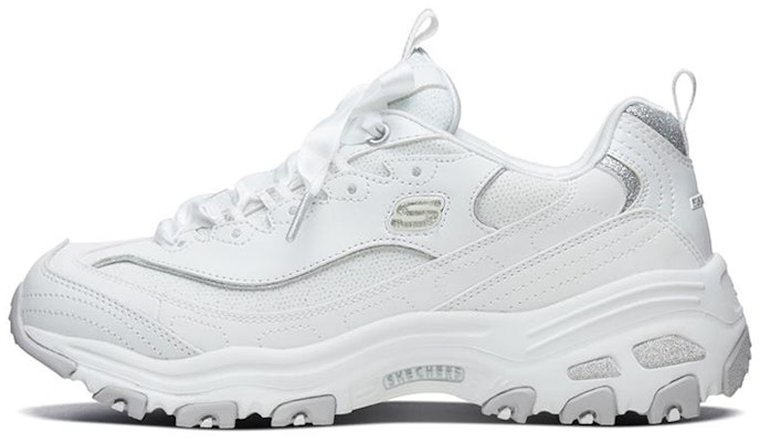 (Women) Skechers D'Lites 1.0 low Dad Shoes White 66666252-WHT Buy (Women) Skechers D'Lites 1.0 low Dad Shoes White 66666252-WHT