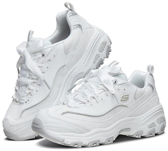 (W) 스케쳐스 딜라이트 1.0 화이트 대디 슈즈 66666252-WHT Lookbook (W) 스케쳐스 딜라이트 1.0 화이트 대디 슈즈 66666252-WHT