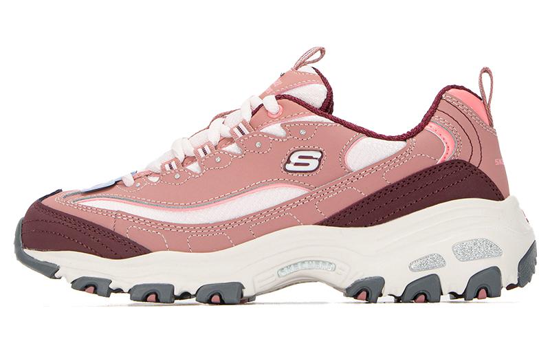 (Women) Skechers D Lites Shoes 'Pink Red' 13143-DKRS