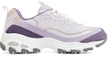 Order (W) Skechers D'Lites 1.0 Kasut Larian Low-Top Putih/Ungu 13143-LAV