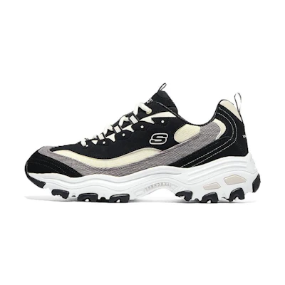 (W) Skechers D'Lites 1.0 'Black'